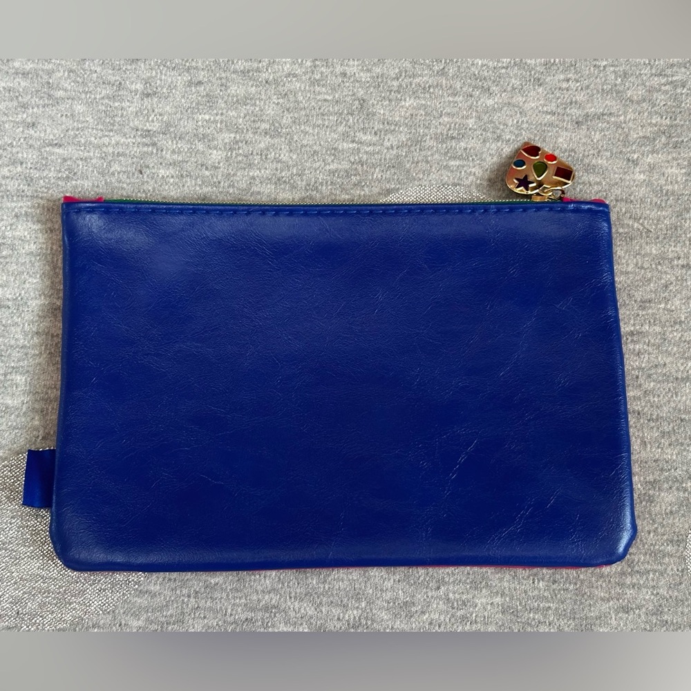 5 for $15! Ipsy Makeup Bag - Blue Magenta Color Block